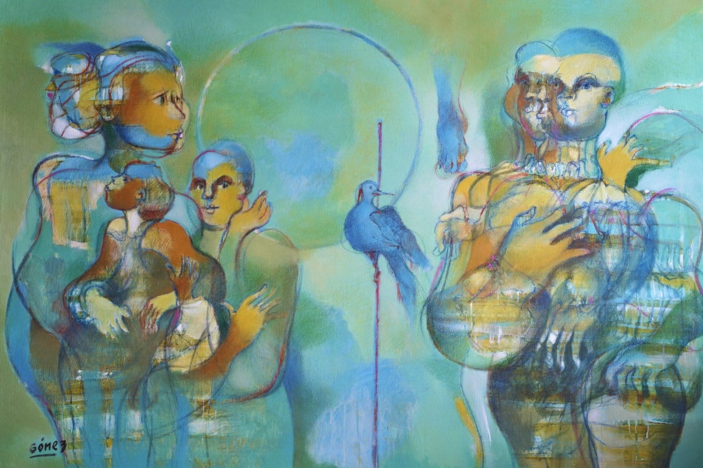 Obra del artista Alvaro Gomez