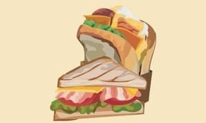 variedad de panes salados