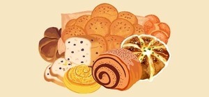 variedad de panes dulces